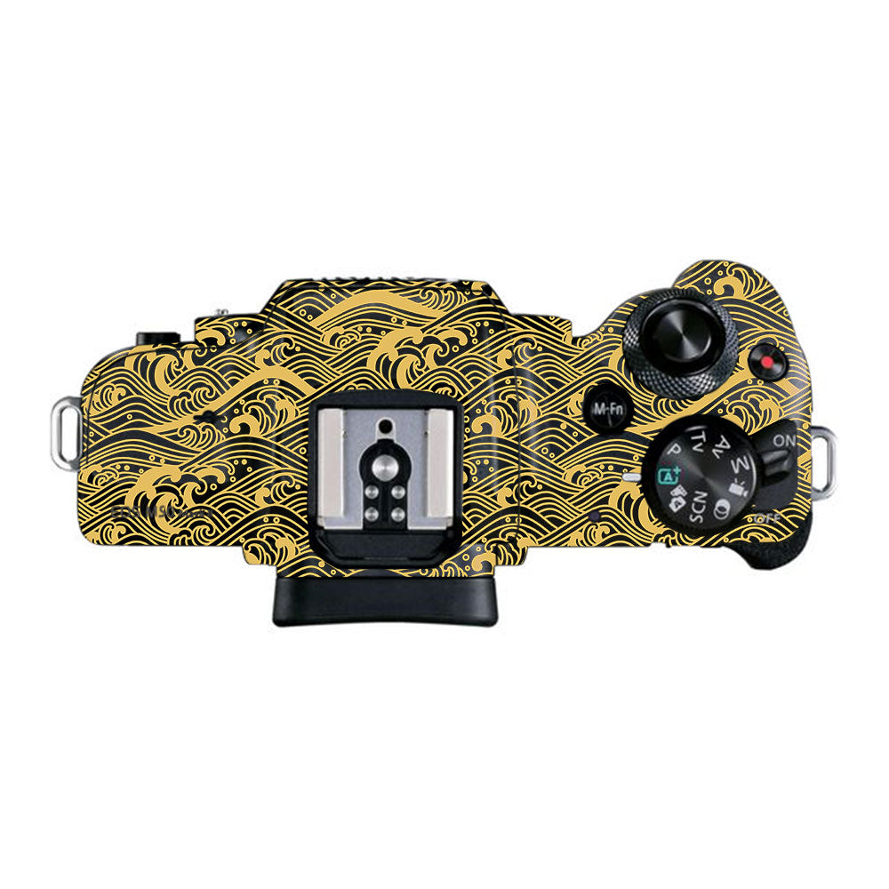Textured Golden Tide Canon EOS M50 Mark II Camera Skin