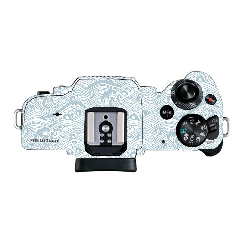 Textured Frost Wave Canon EOS M50 Mark II Camera Skin