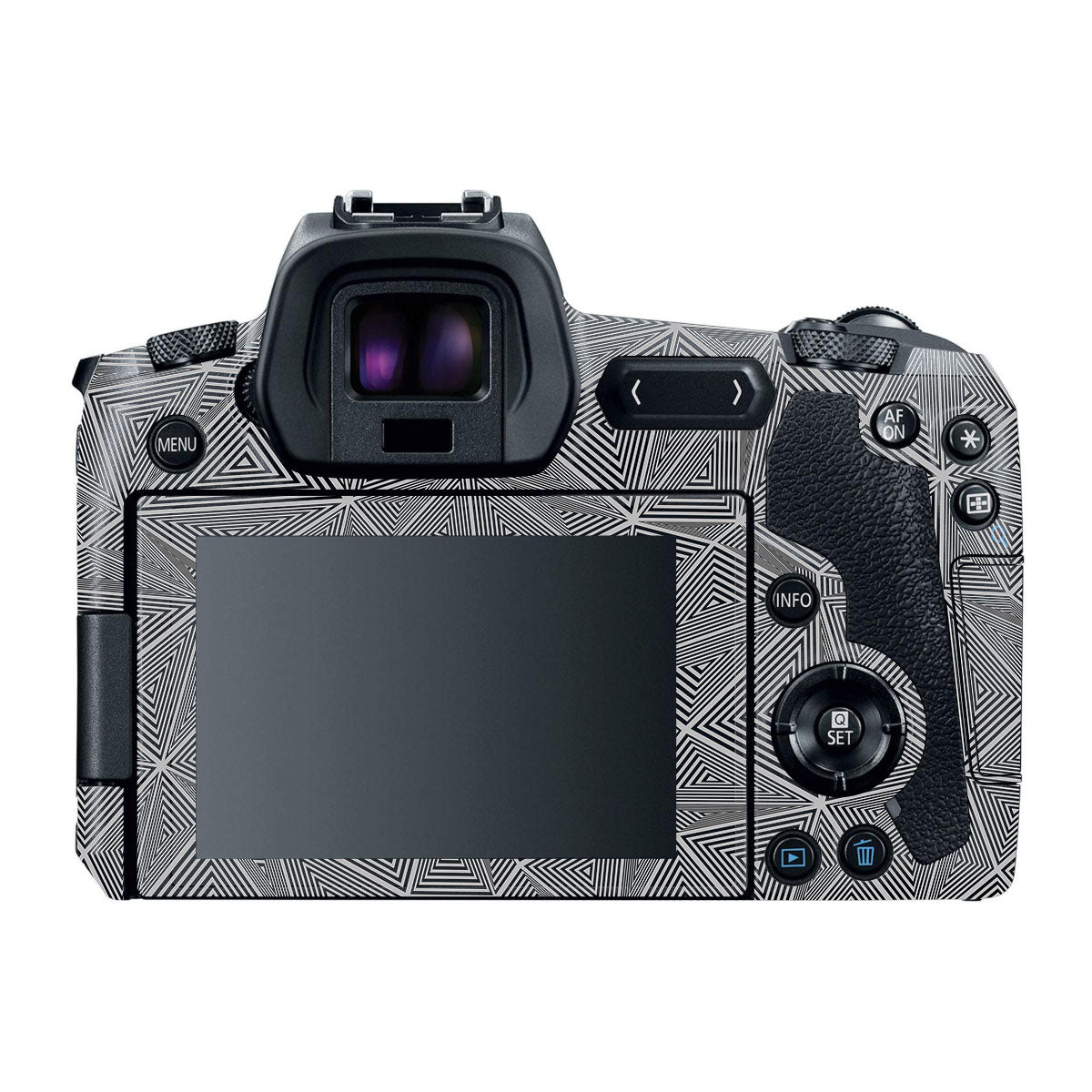 Textured Dark Prism Geometric Canon EOS R Camera Skin