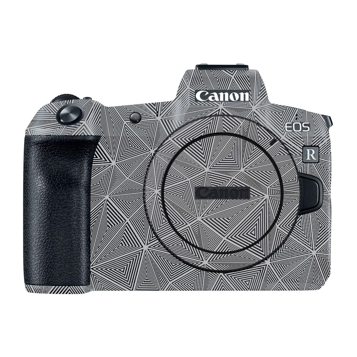 Textured Dark Prism Geometric Canon EOS R Camera Skin