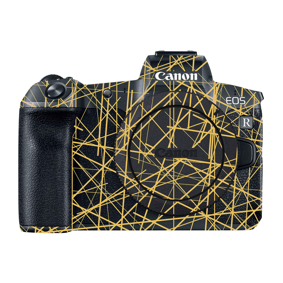 Textured Golden Web Canon EOS R Camera Skin