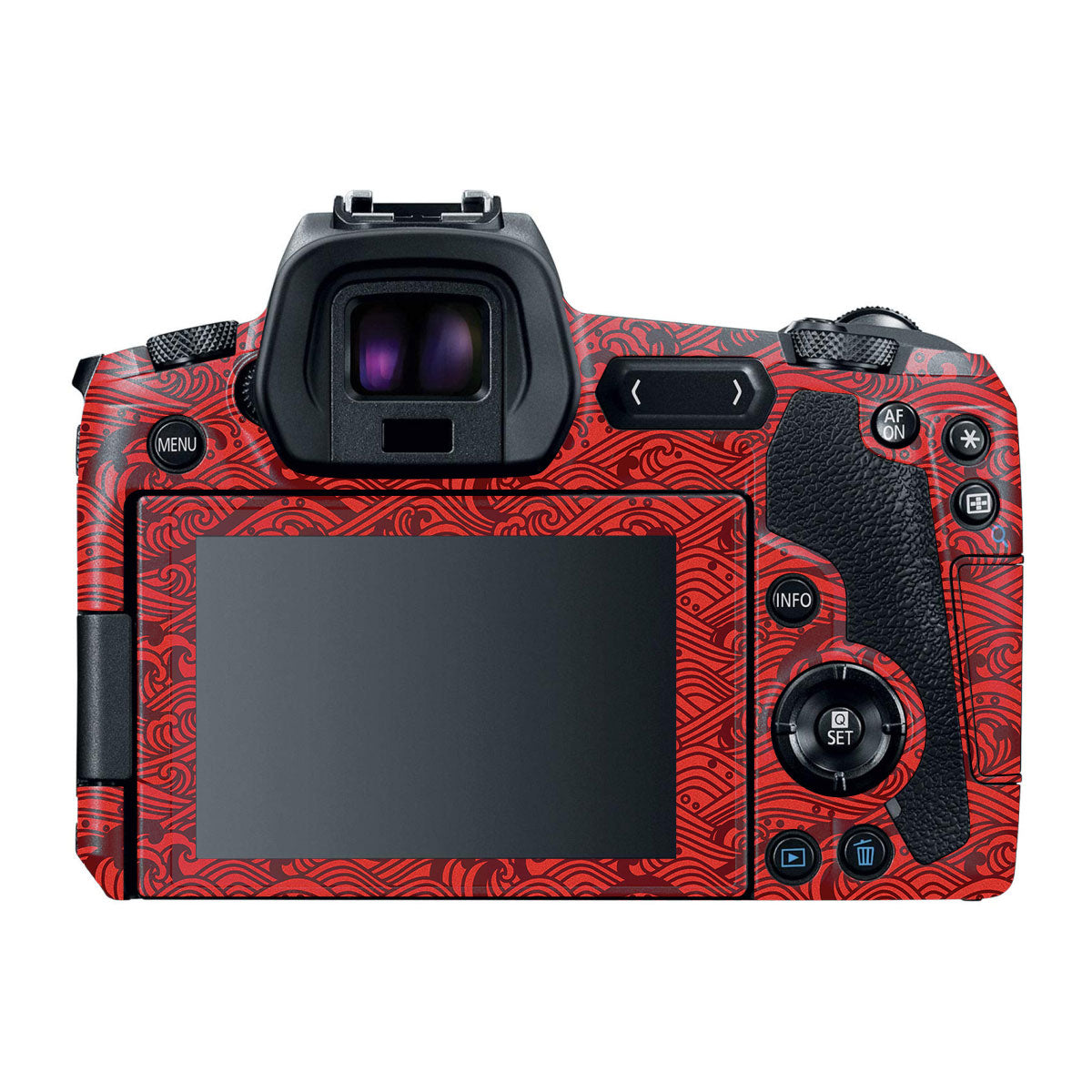 Textured Crimson Wave Canon EOS R Camera Skin