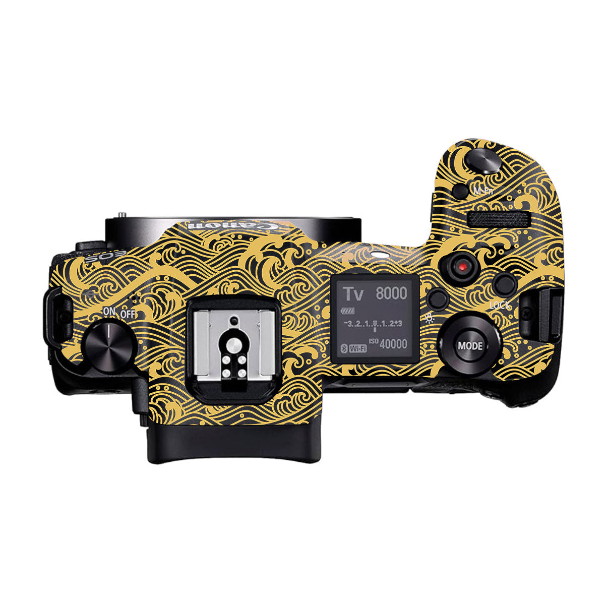 Textured Golden Tide Canon EOS R Camera Skin