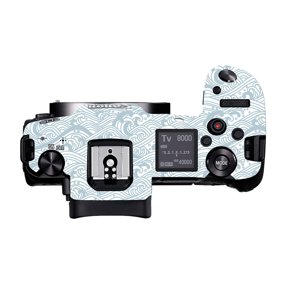 Textured Frost Wave Canon EOS R Camera Skin