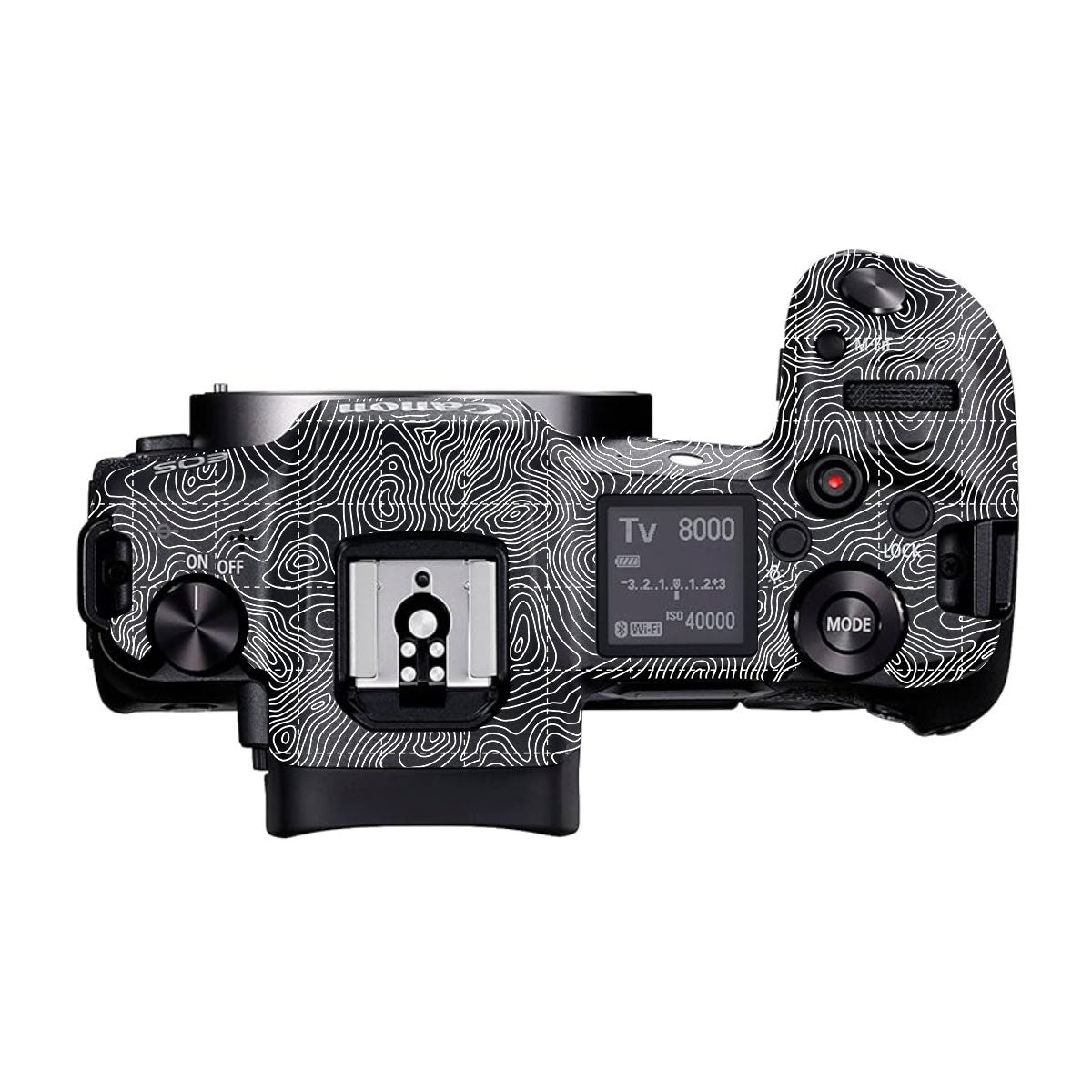 Textured Midnight Slate Canon EOS R Camera Skin