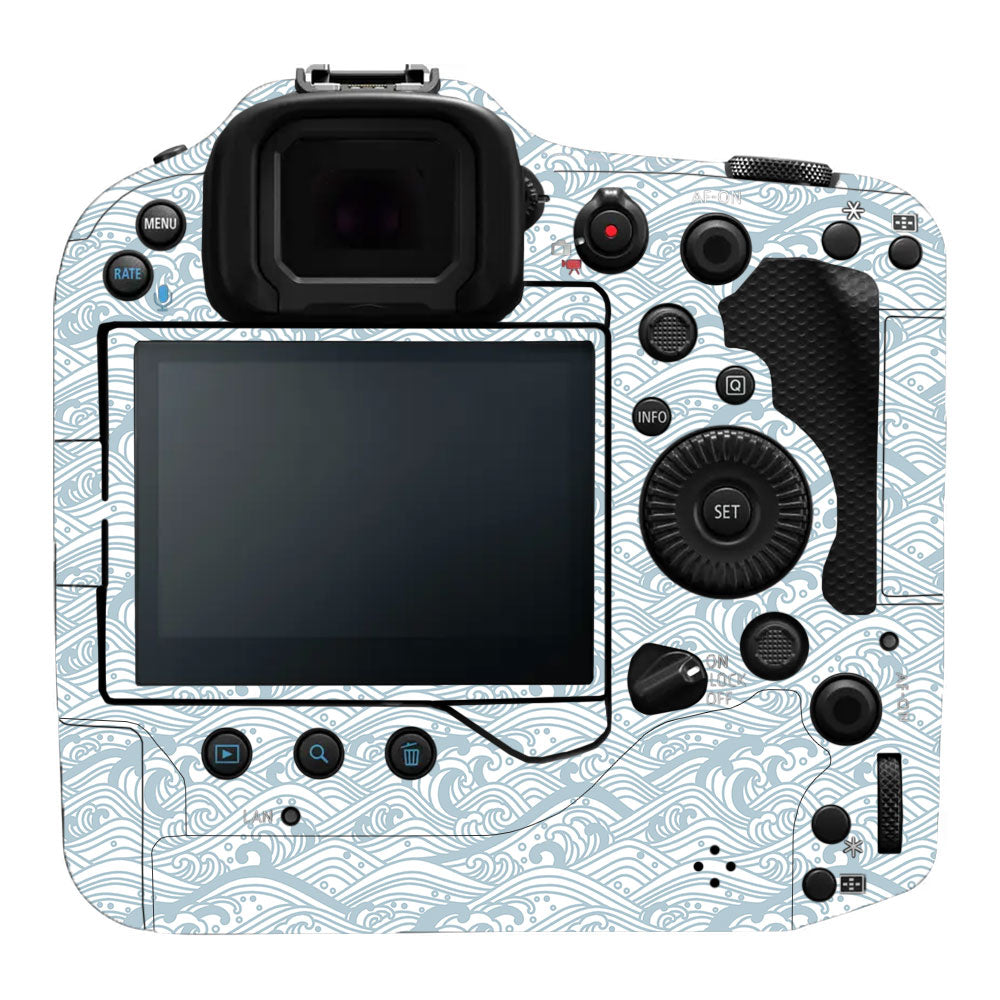Textured Frost Wave Canon EOS R3 Camera Skin