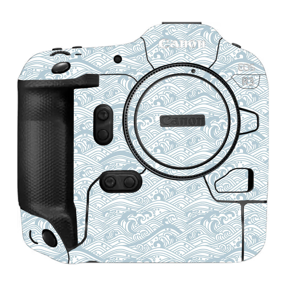 Textured Frost Wave Canon EOS R3 Camera Skin