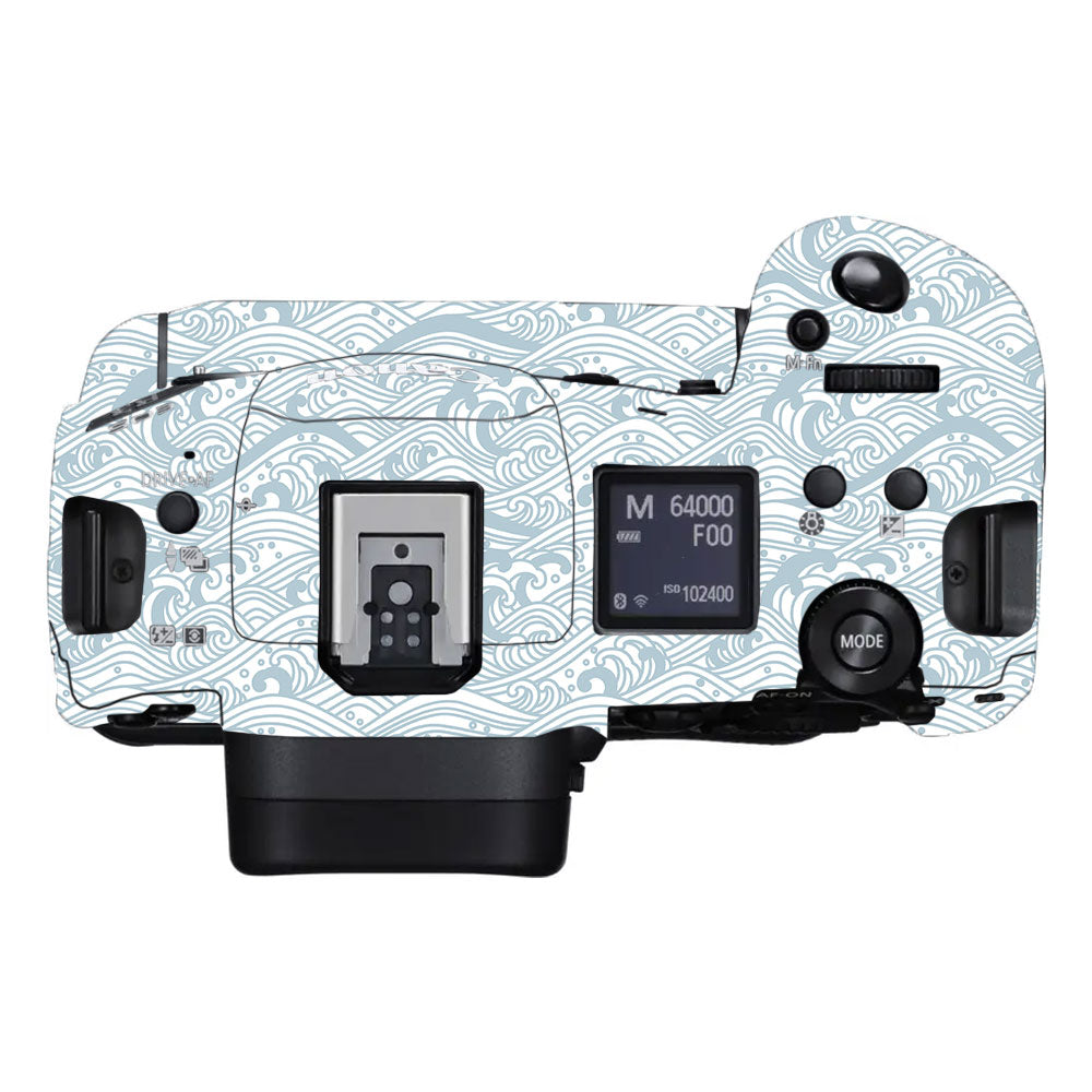 Textured Frost Wave Canon EOS R3 Camera Skin