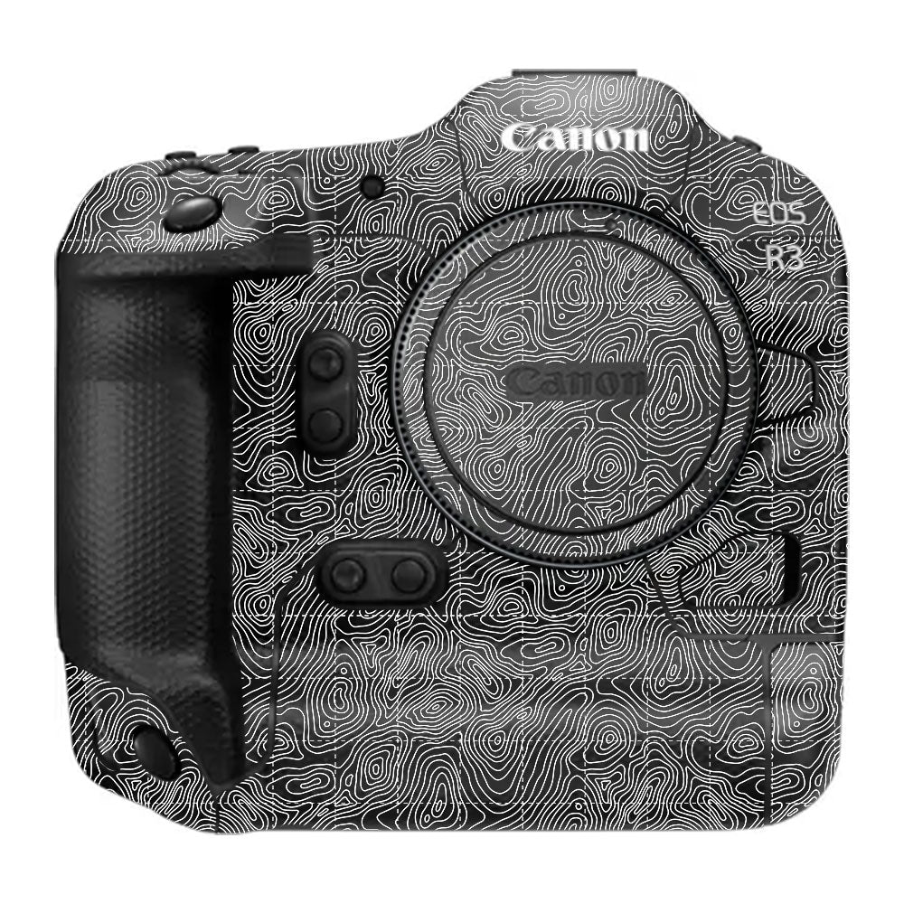 Textured Midnight Slate Canon EOS R3 Camera Skin