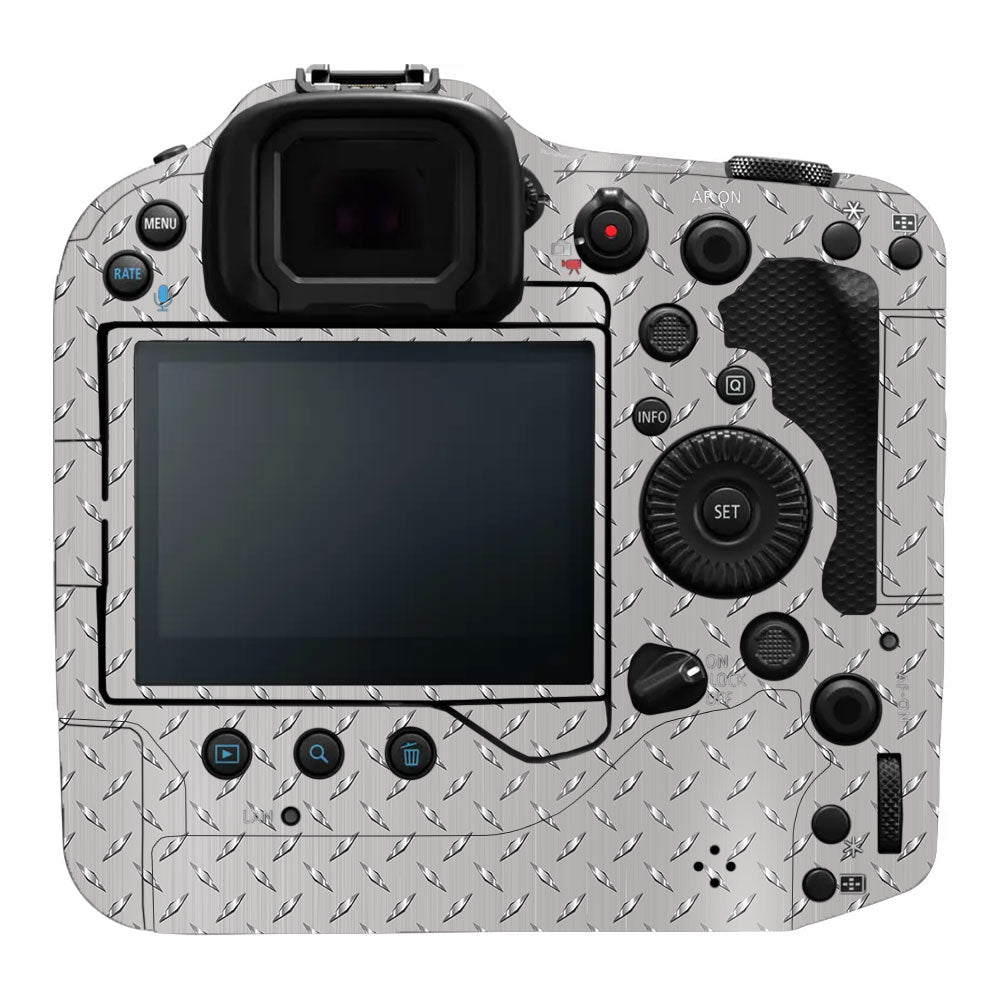 Textured Silver Tread Canon EOS R3 Camera Skin