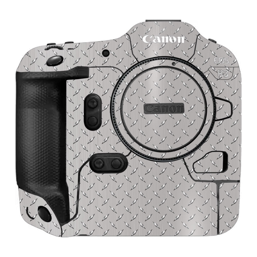 Textured Silver Tread Canon EOS R3 Camera Skin
