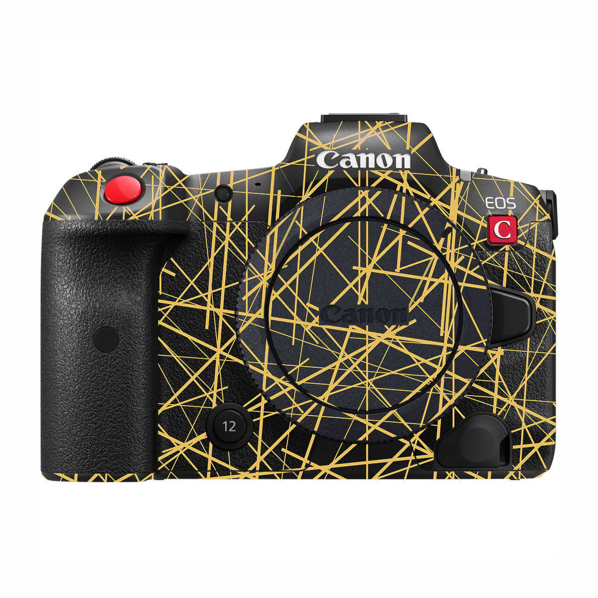 Textured Golden Web Canon EOS R5 C Camera Skin
