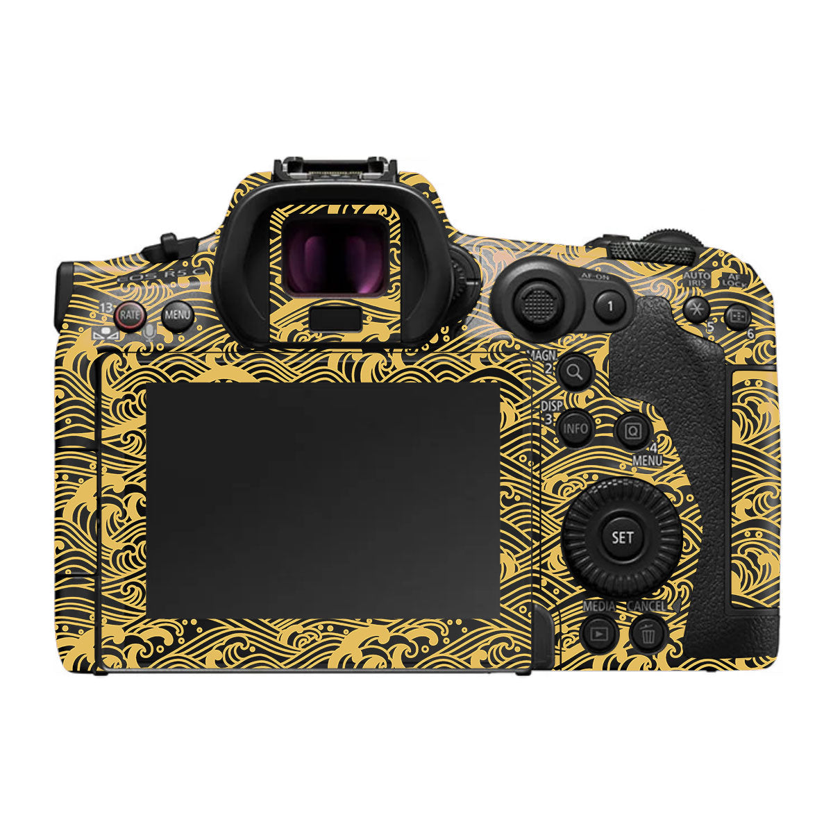 Textured Golden Tide Canon EOS R5 C Camera Skin