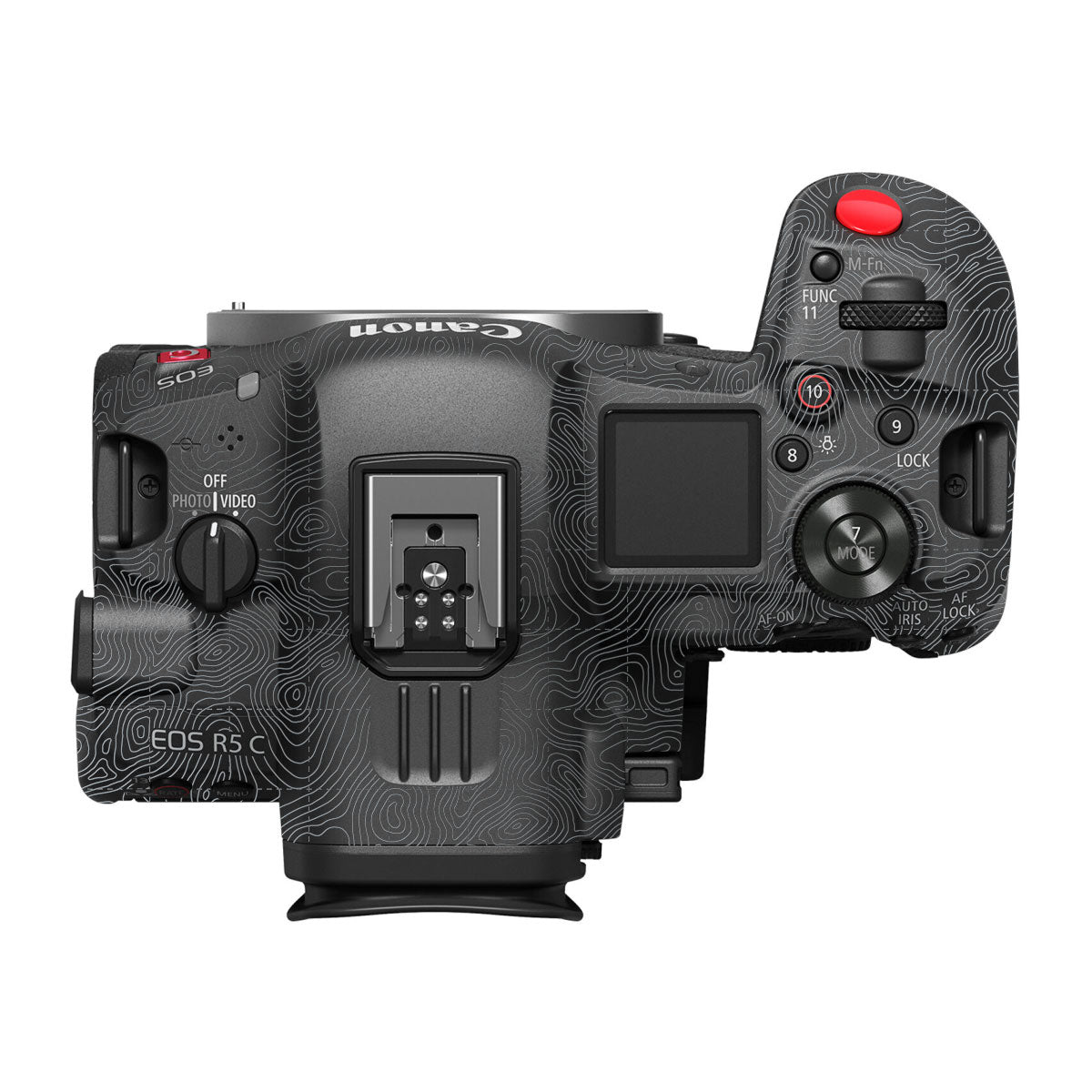 Textured Stealth Slate Canon EOS R5 C Camera Skin