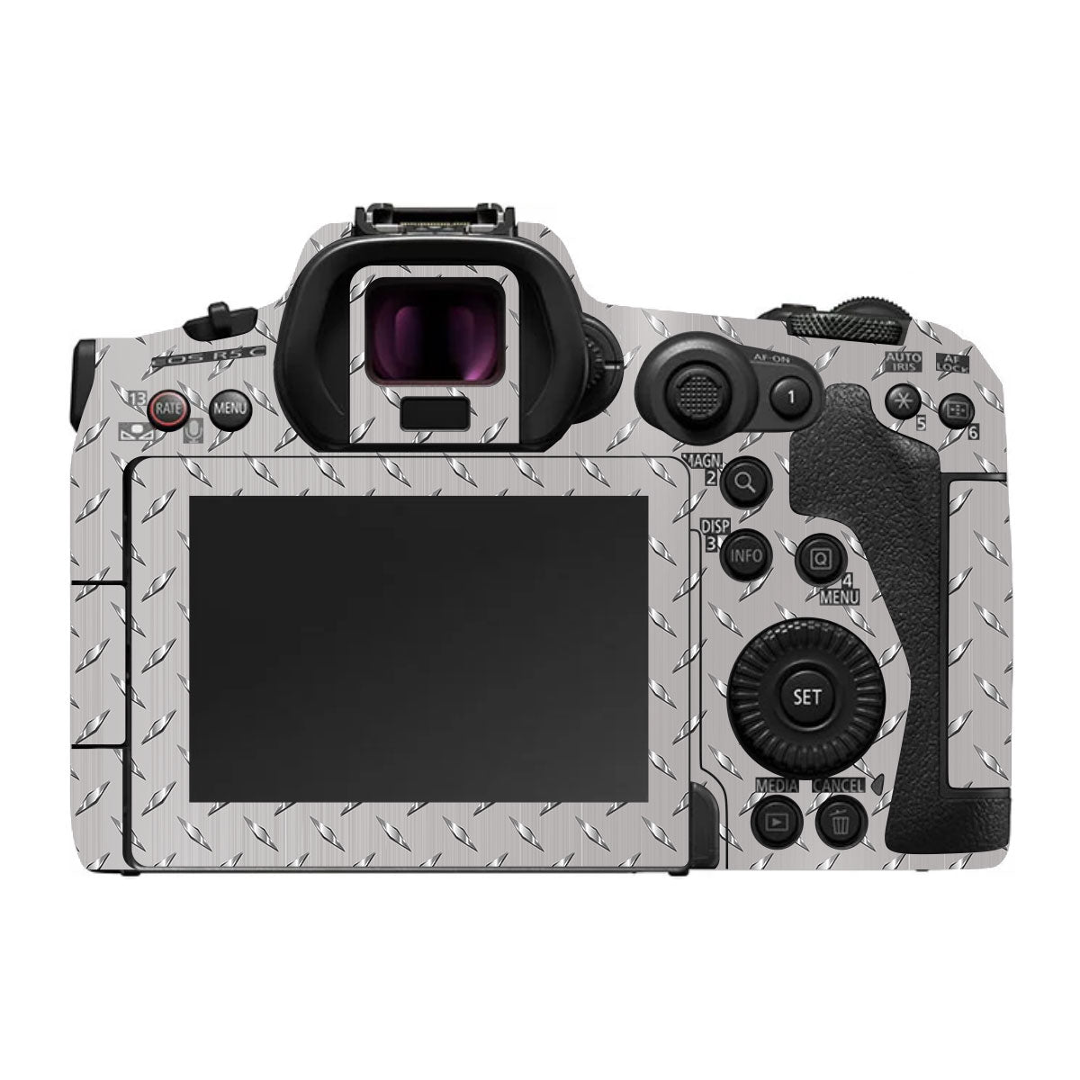 Textured Silver Tread Canon EOS R5 C Camera Skin
