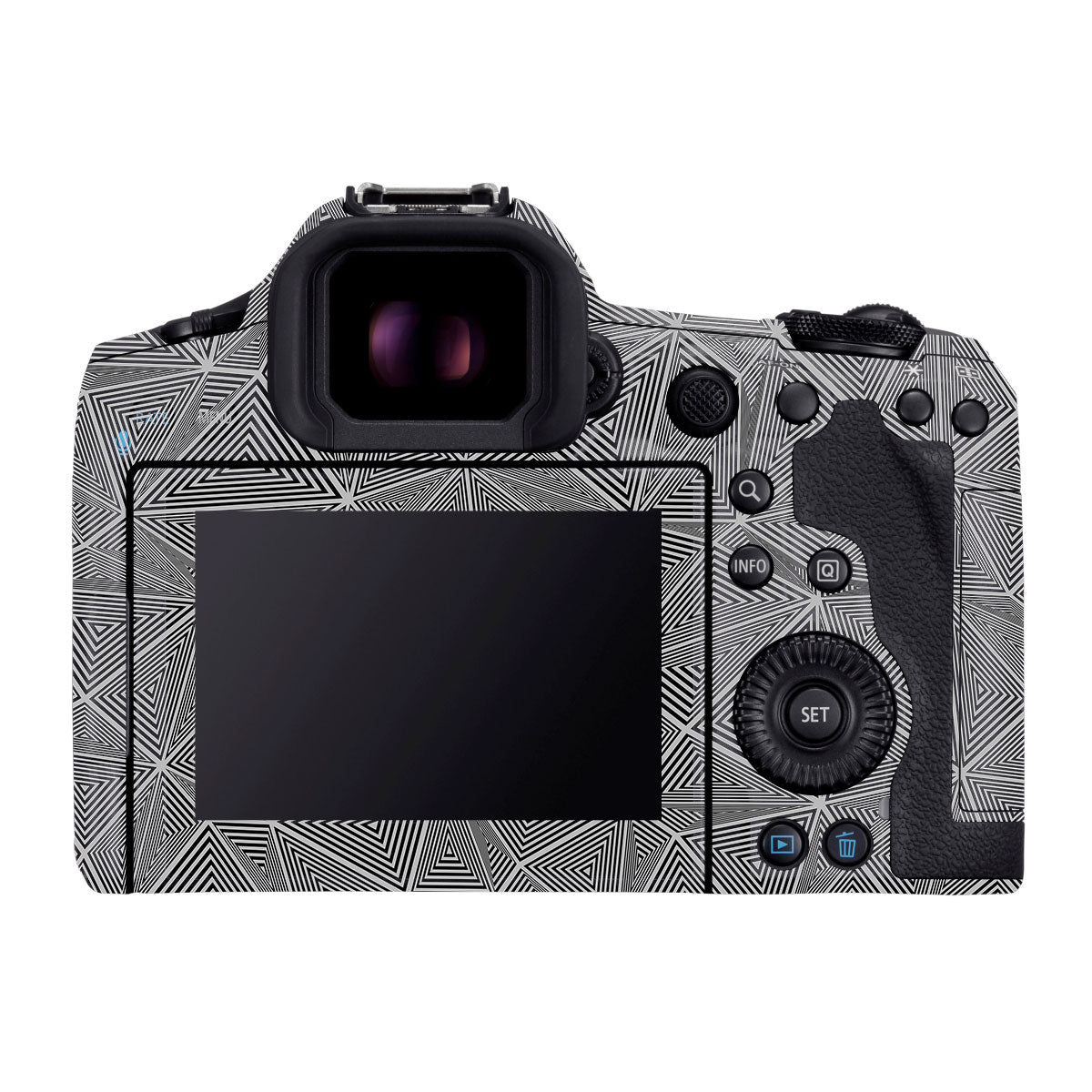 Textured Dark Prism Geometric Canon EOS R5 Mark II Camera Skin