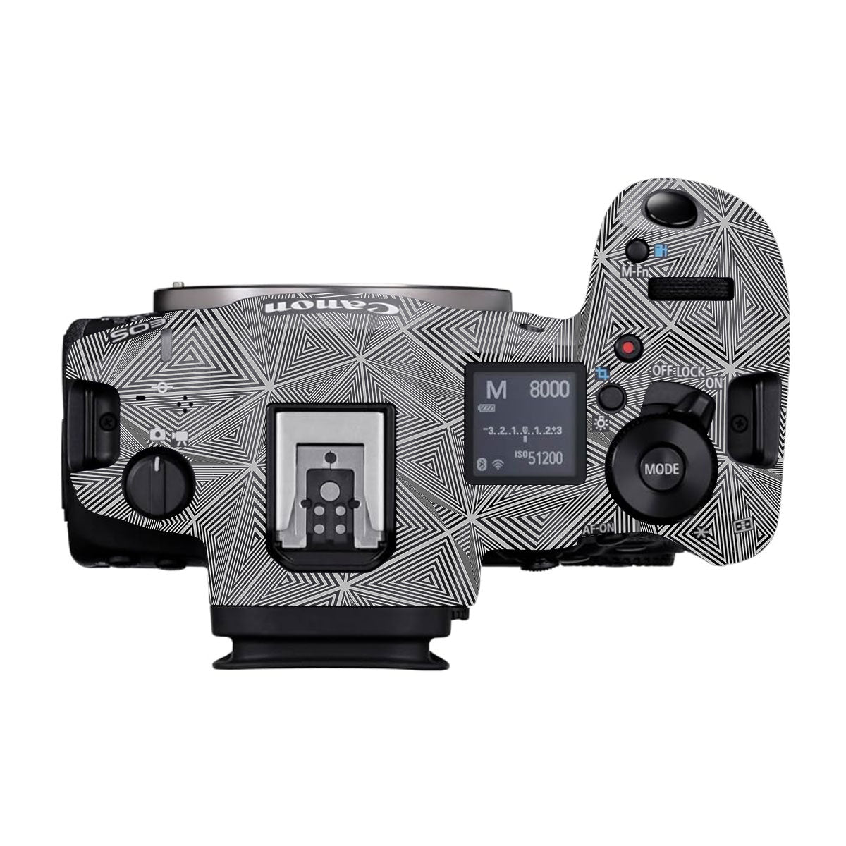 Textured Dark Prism Geometric Canon EOS R5 Mark II Camera Skin