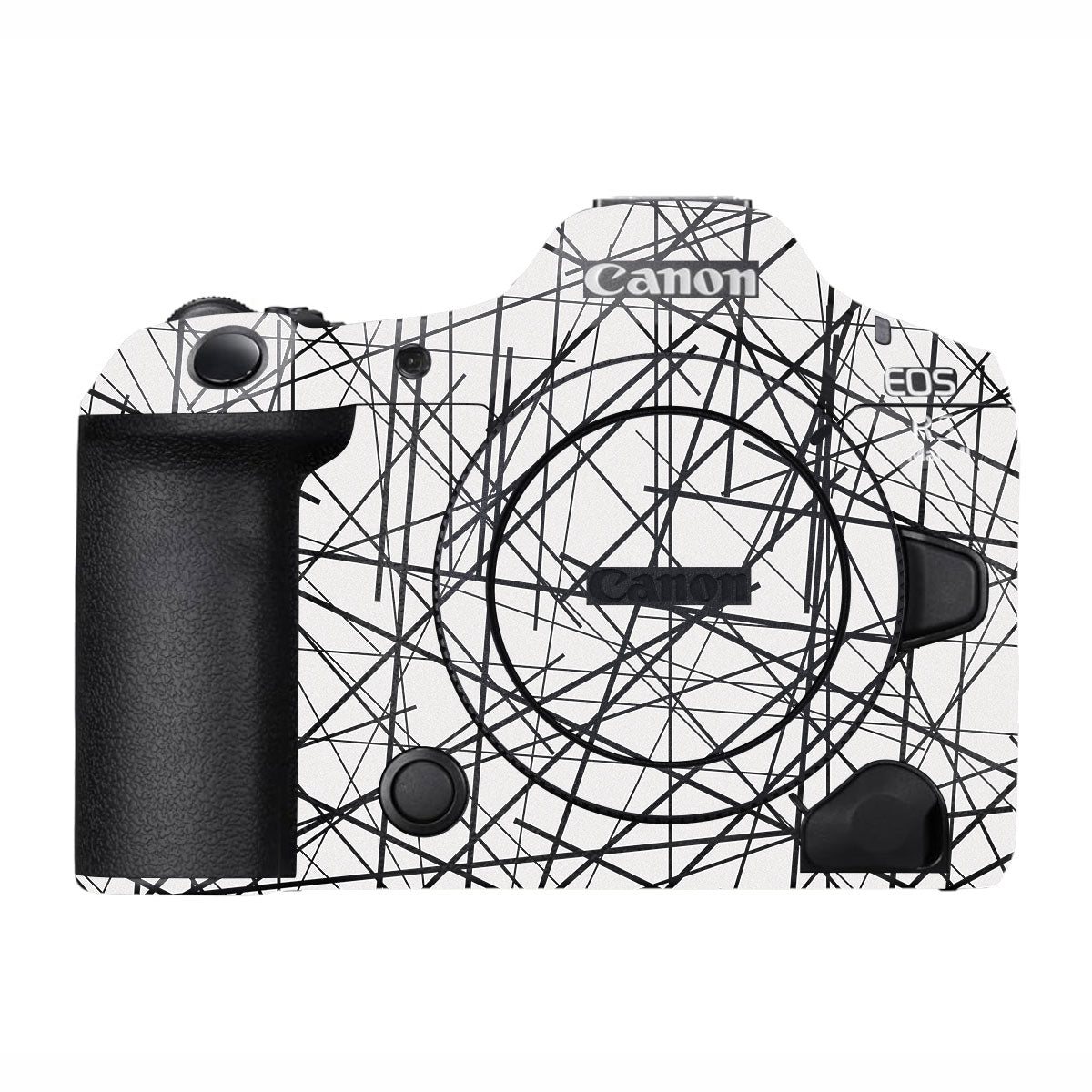 Textured White Chaos Line Canon EOS R5 Mark II Camera Skin