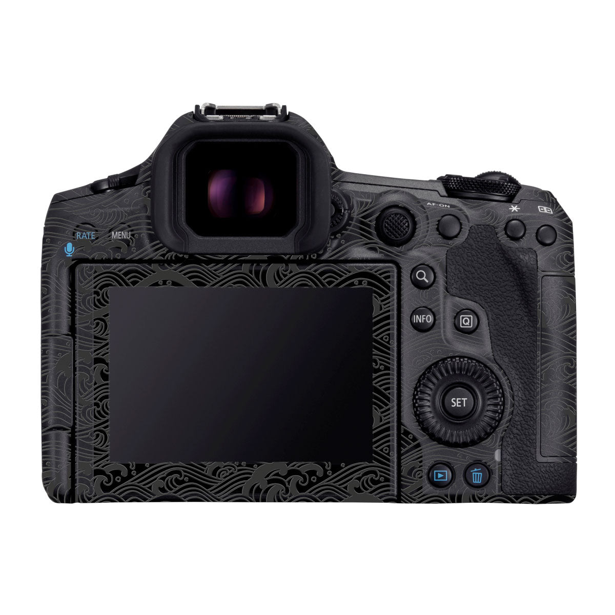 Textured Matte Charcoal Canon EOS R5 Mark II Camera Skin