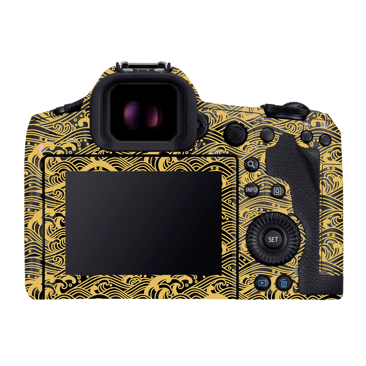 Textured Golden Tide Canon EOS R5 Mark II Camera Skin