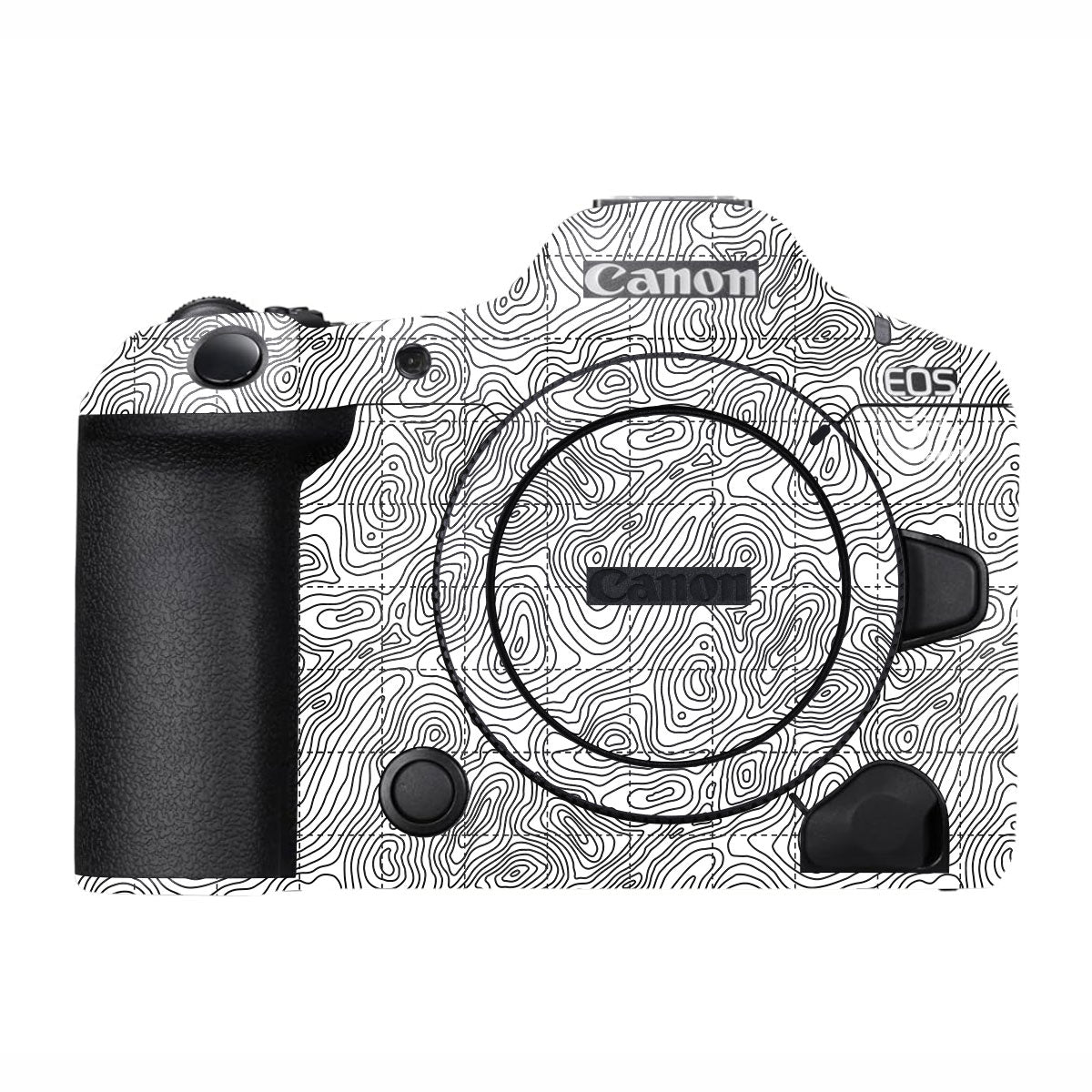 Textured Topo Flow Canon EOS R5 Mark II Camera Skin