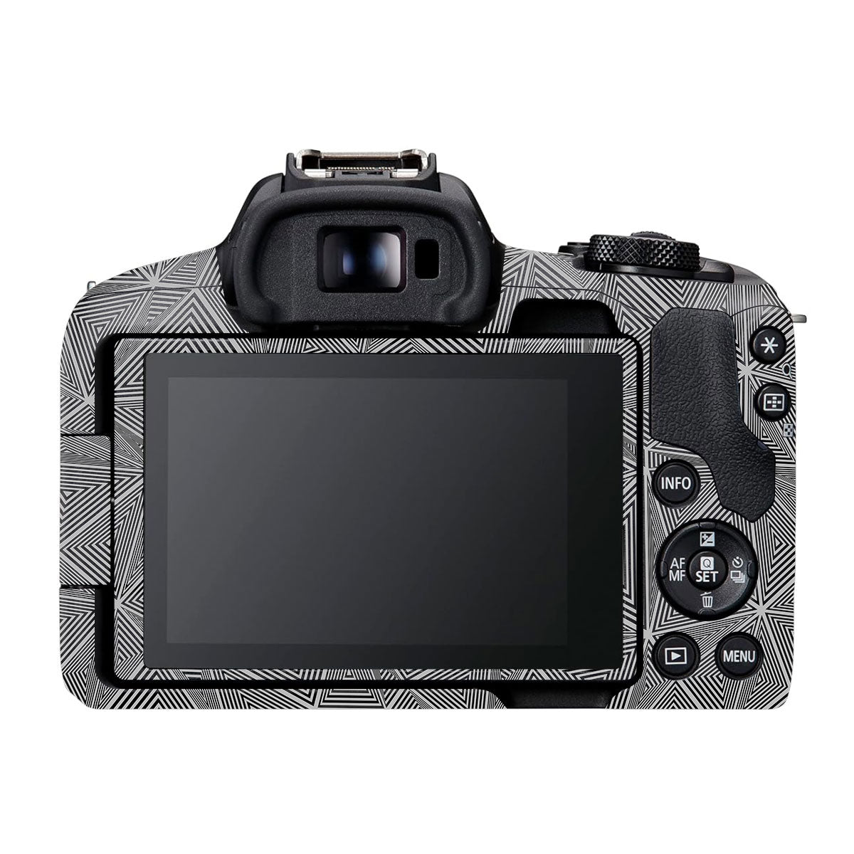Textured Dark Prism Geometric Canon EOS R50 Camera Skin