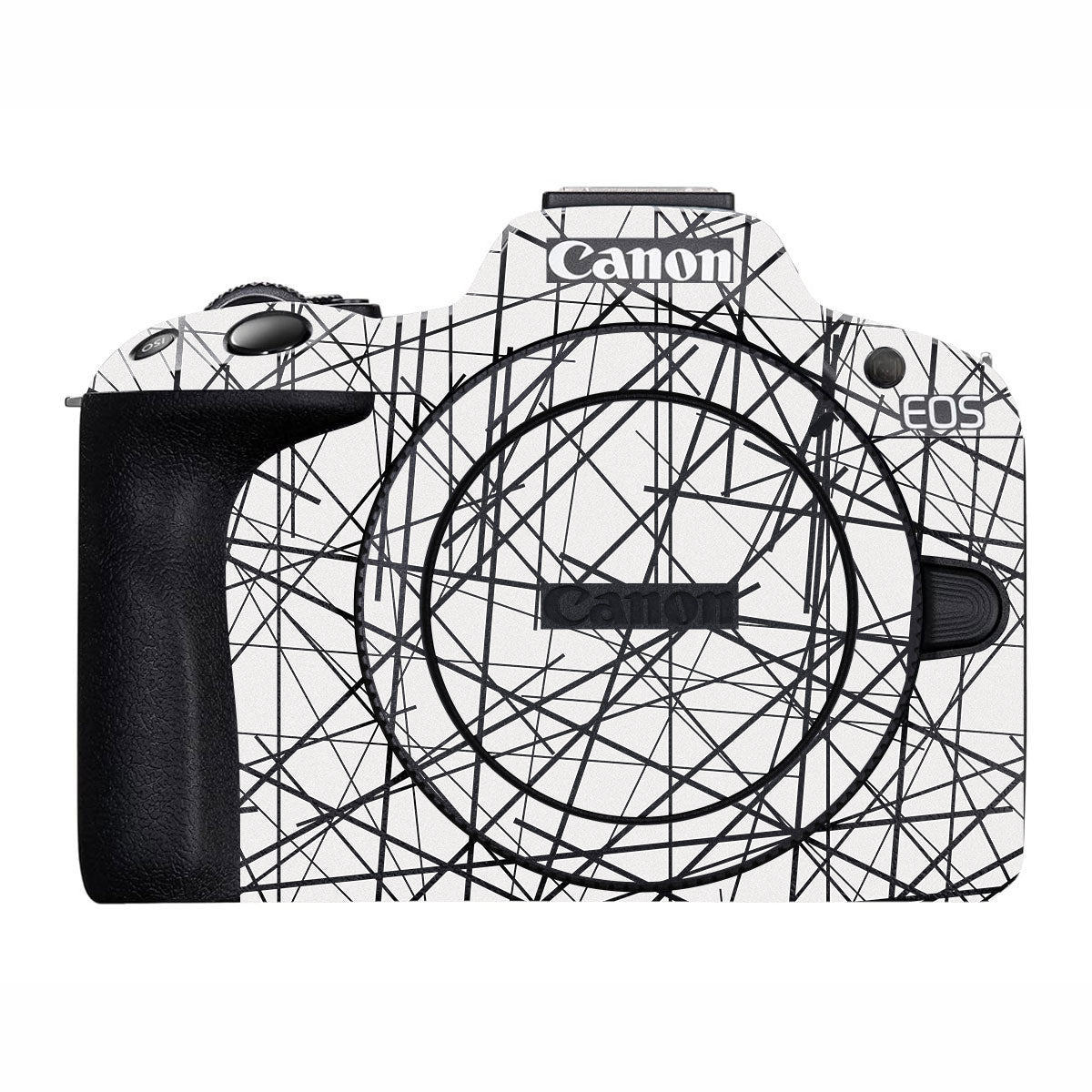 Textured White Chaos Line Canon EOS R50 Camera Skin