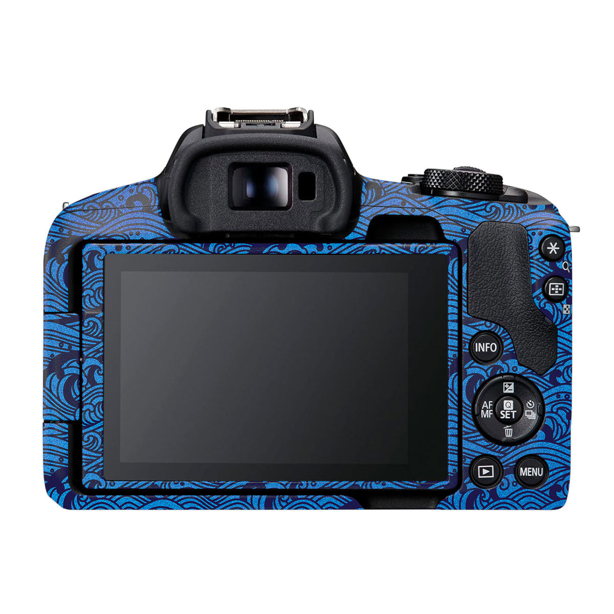 Textured Ocean Wave Blue Canon EOS R50 Camera Skin