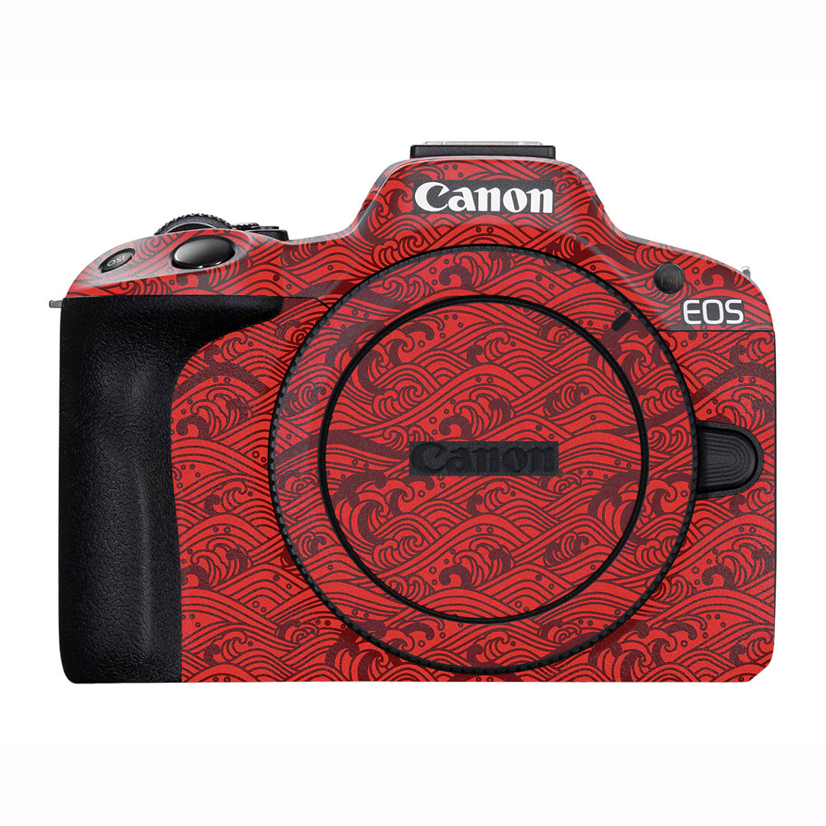 Textured Crimson Wave Canon EOS R50 Camera Skin