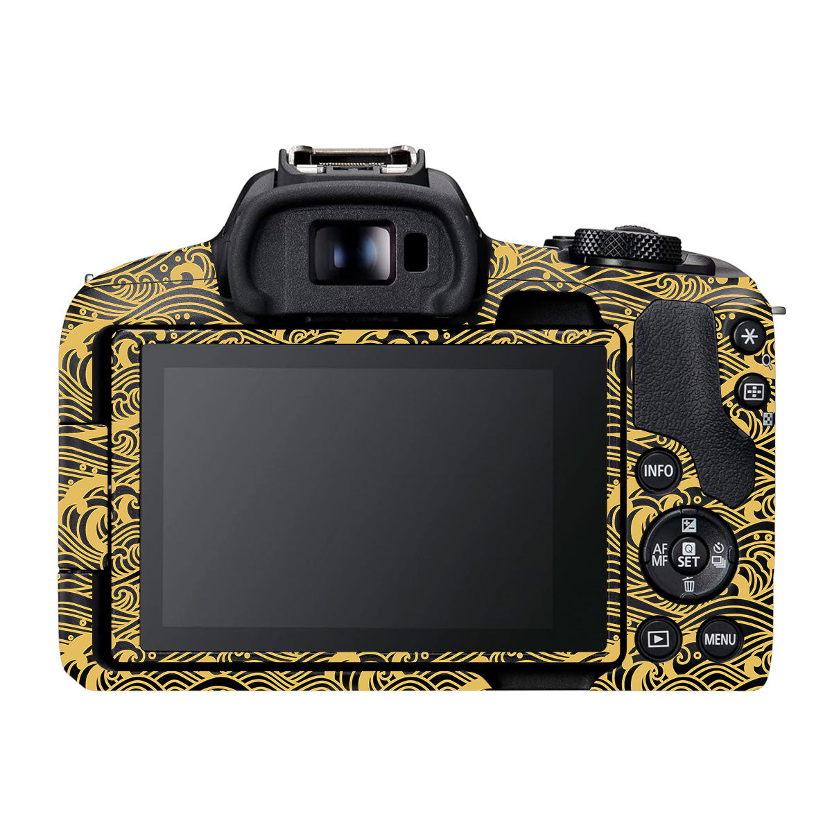 Textured Golden Tide Canon EOS R50 Camera Skin