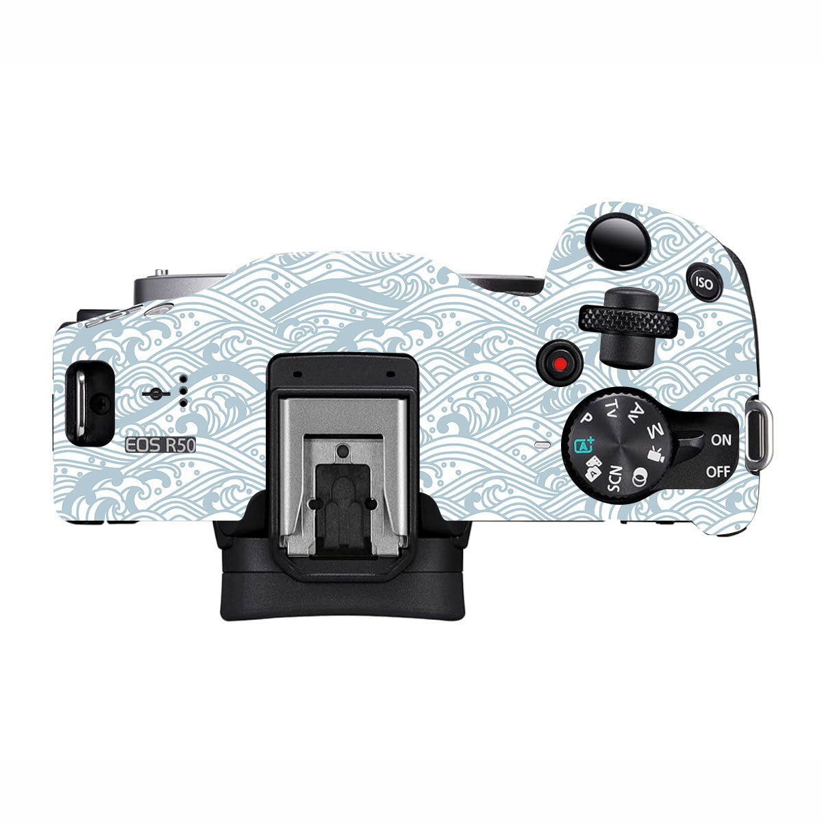 Textured Frost Wave Canon EOS R50 Camera Skin