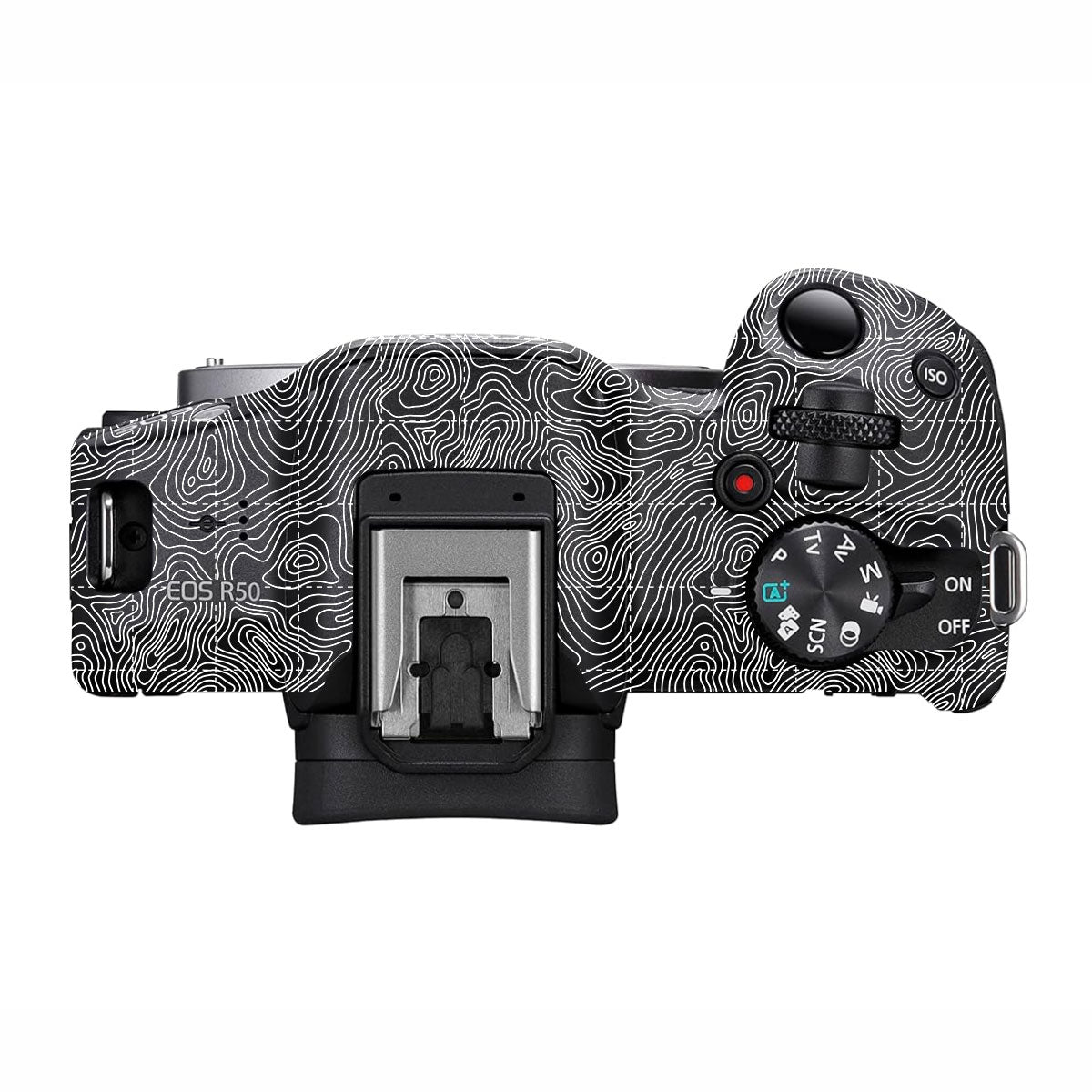 Textured Midnight Slate Canon EOS R50 Camera Skin