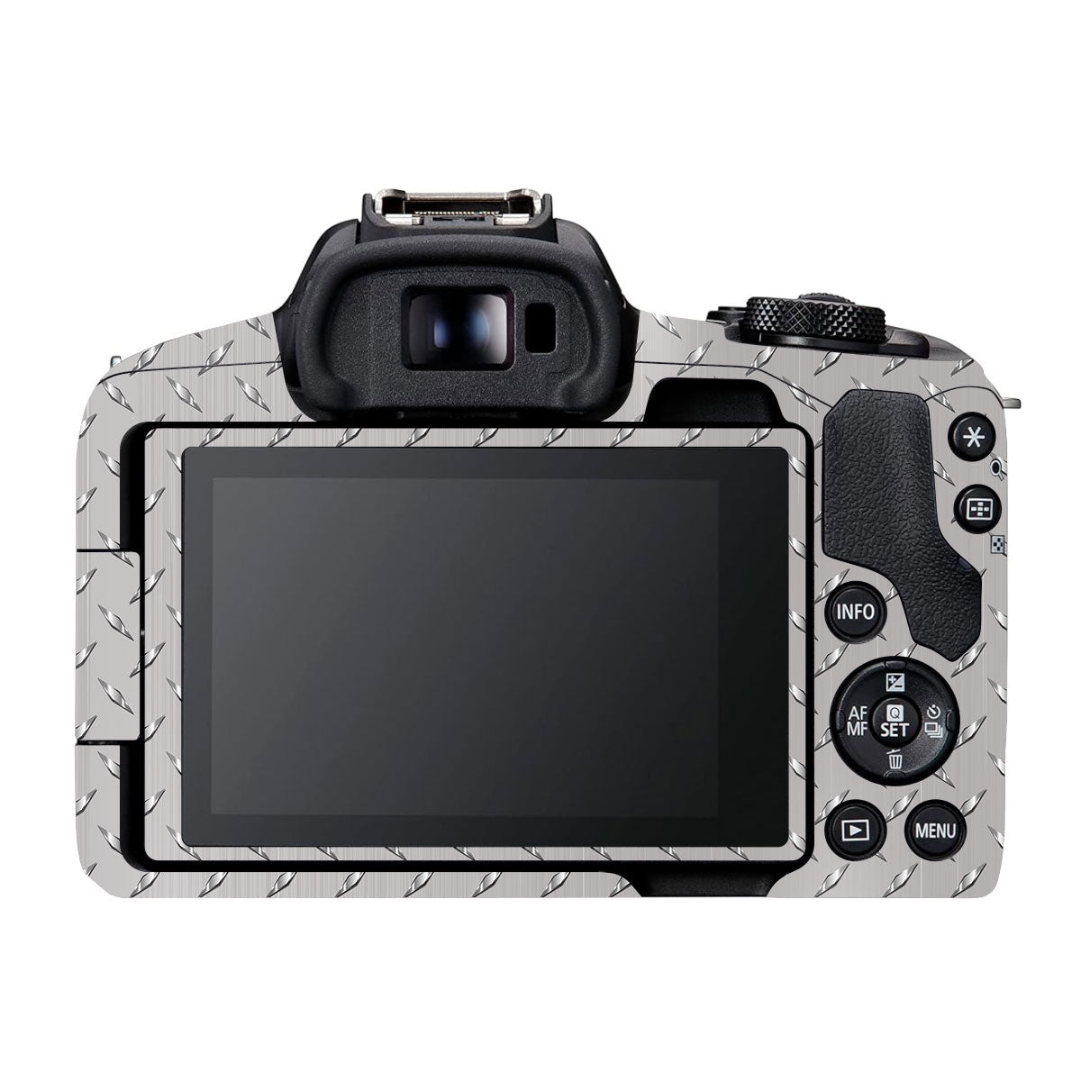 Textured Silver Tread Canon EOS R50 Camera Skin