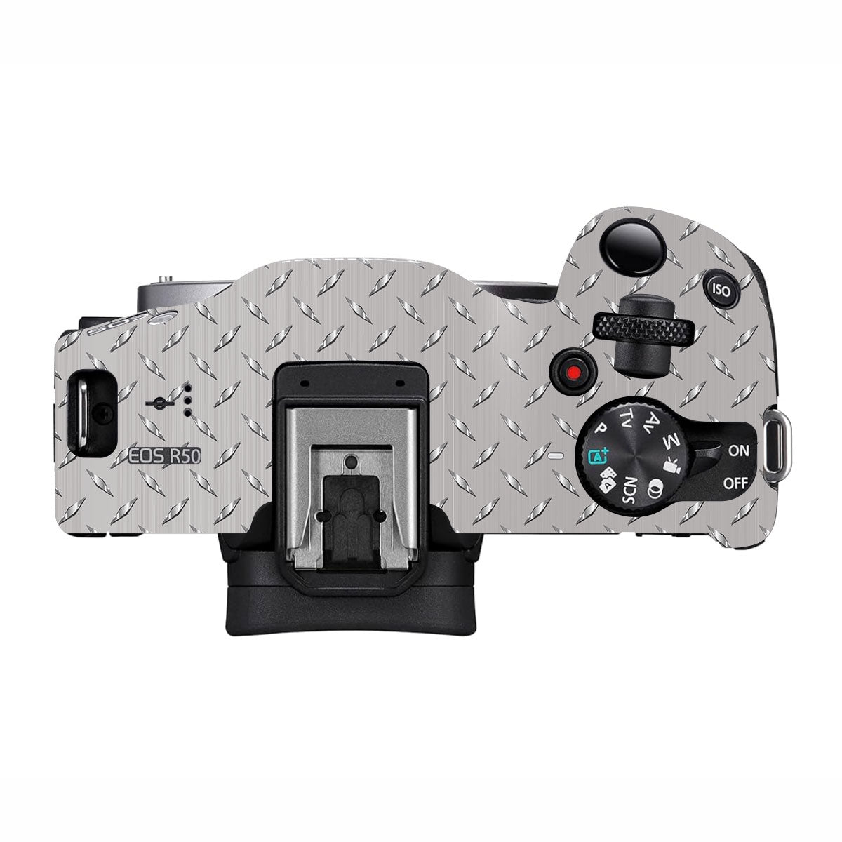 Textured Silver Tread Canon EOS R50 Camera Skin