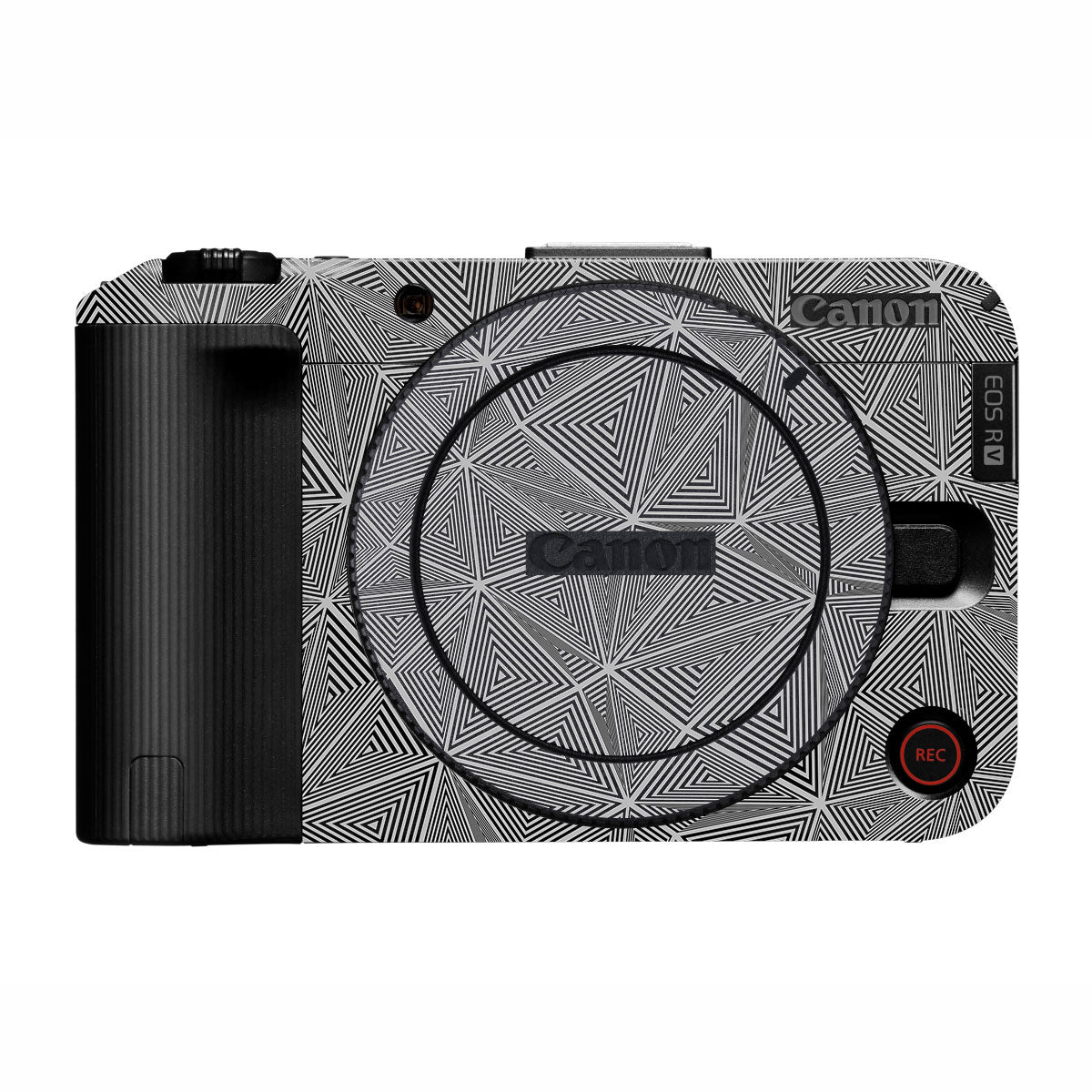 Textured Dark Prism Geometric Canon EOS R50V Camera Skin
