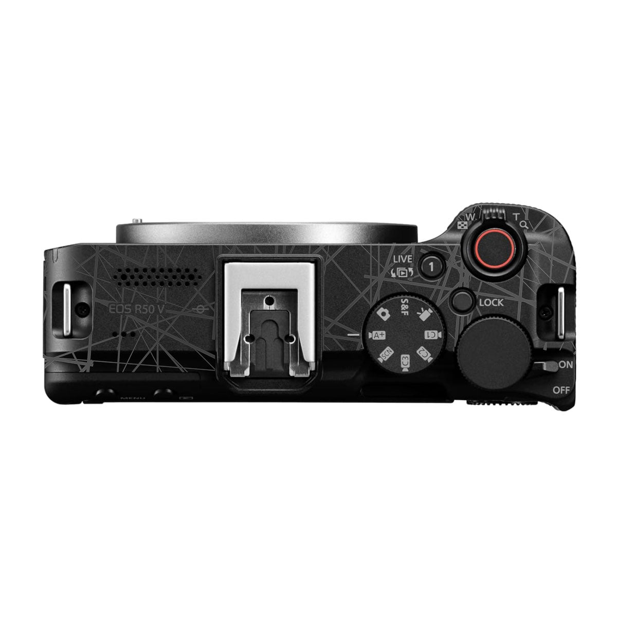 Textured Matte Graphite Canon EOS R50V Camera Skin