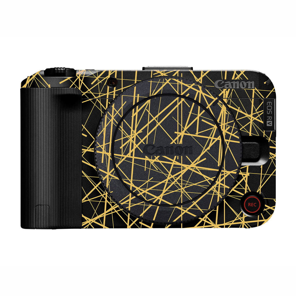 Textured Golden Web Canon EOS R50V Camera Skin
