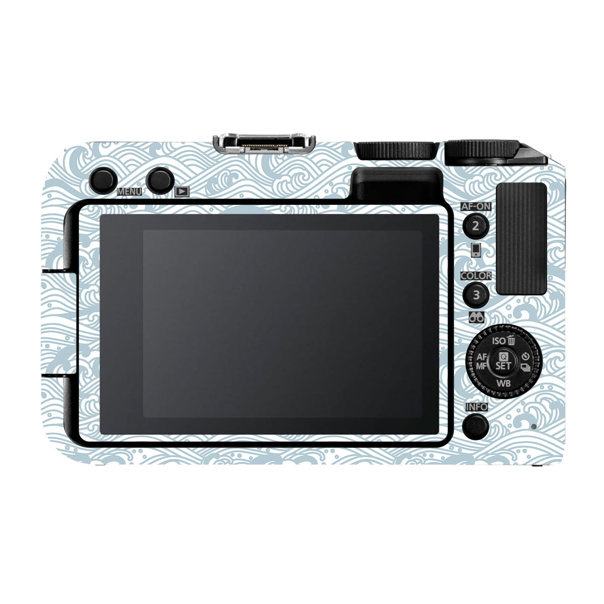 Textured Frost Wave Canon EOS R50V Camera Skin