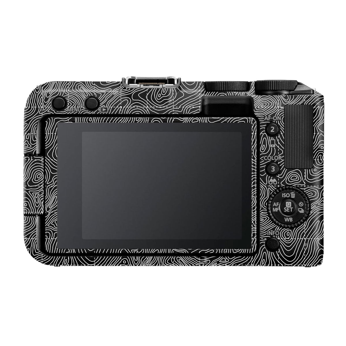Textured Midnight Slate Canon EOS R50V Camera Skin