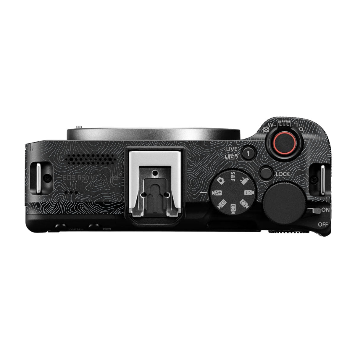 Textured Stealth Slate Canon EOS R50V Camera Skin