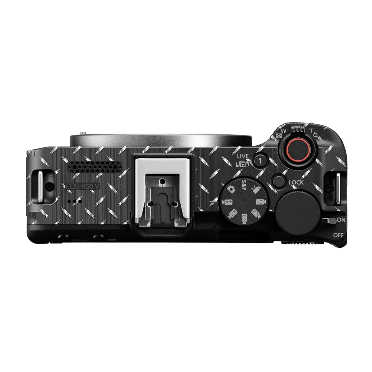 Textured Graphite Tread Canon EOS R50V Camera Skin