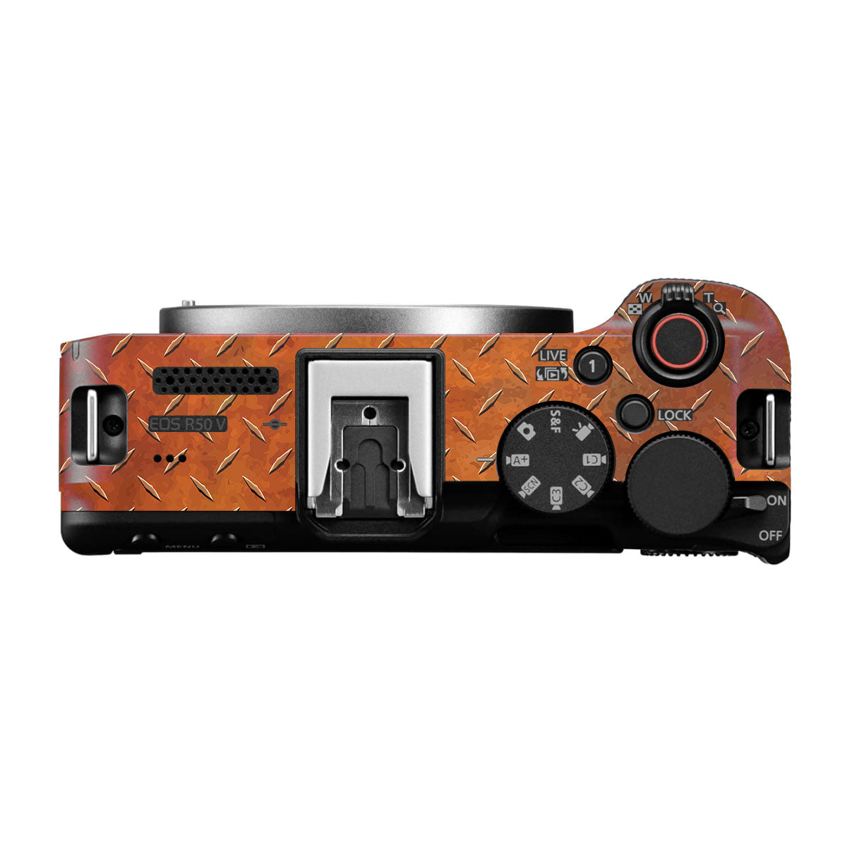 Textured Rust Forge Canon EOS R50V Camera Skin