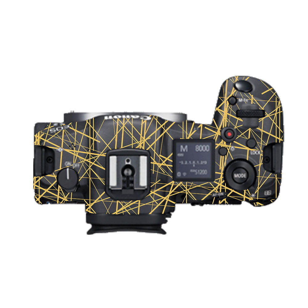 Textured Golden Web Canon EOS R5 Camera Skin