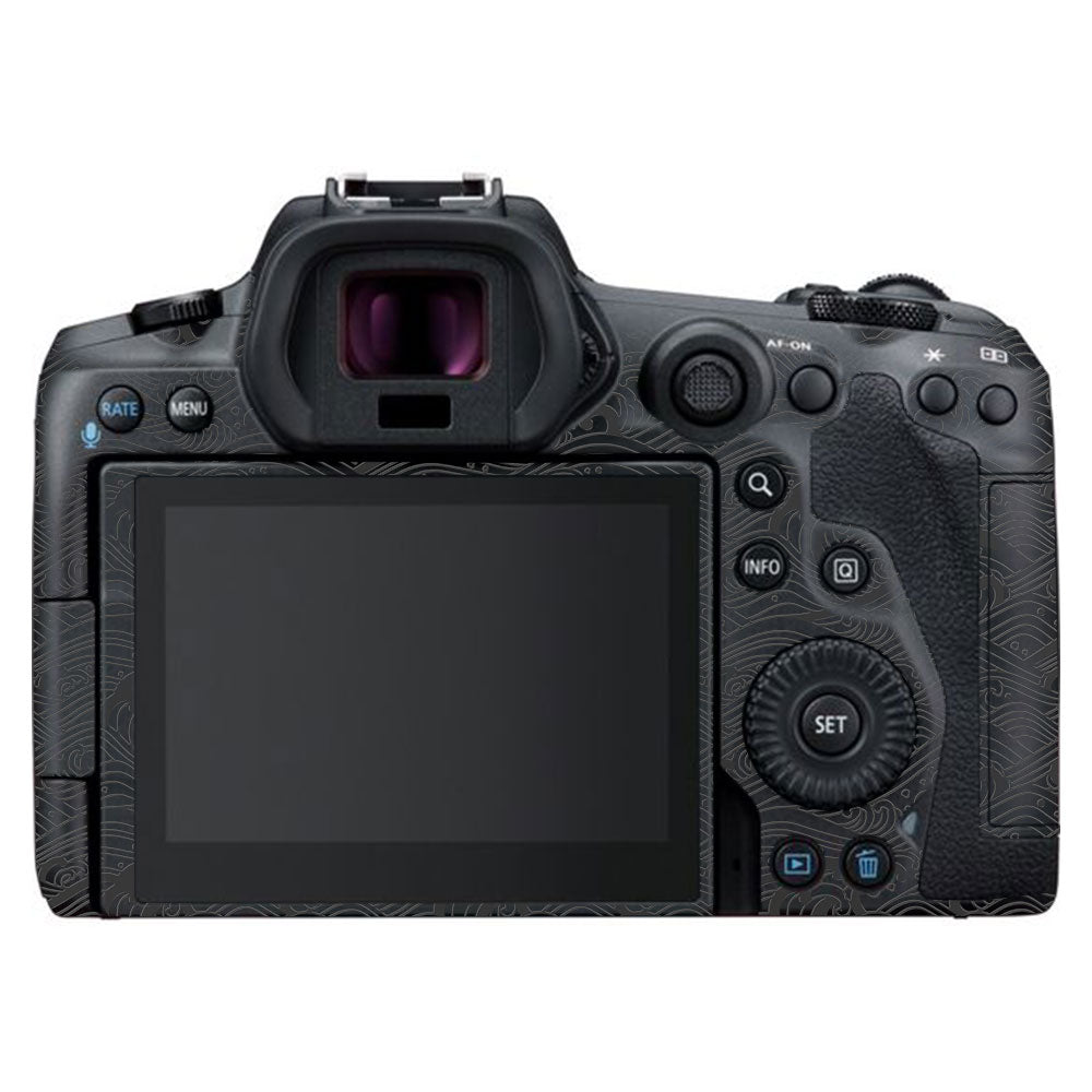 Textured Matte Charcoal Canon EOS R5 Camera Skin
