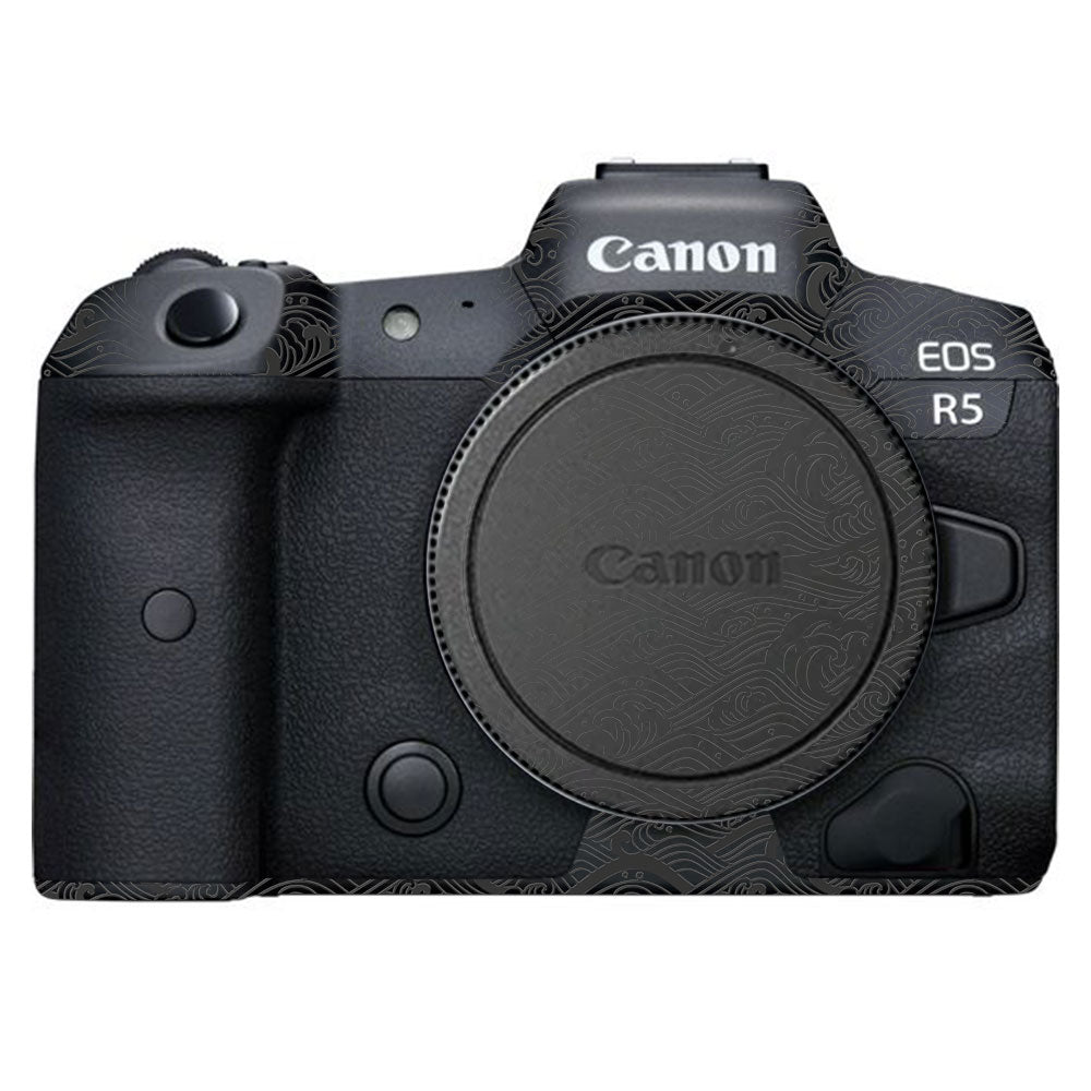 Textured Matte Charcoal Canon EOS R5 Camera Skin