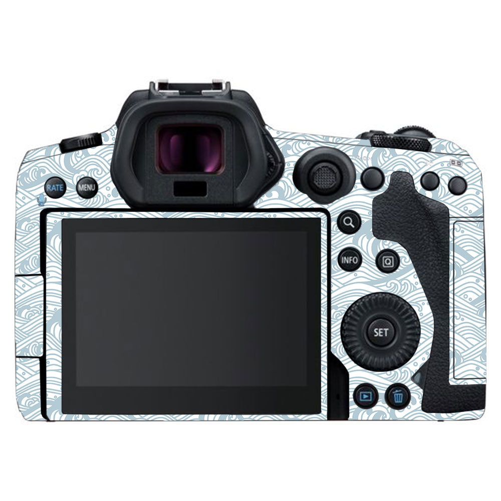 Textured Frost Wave Canon EOS R5 Camera Skin