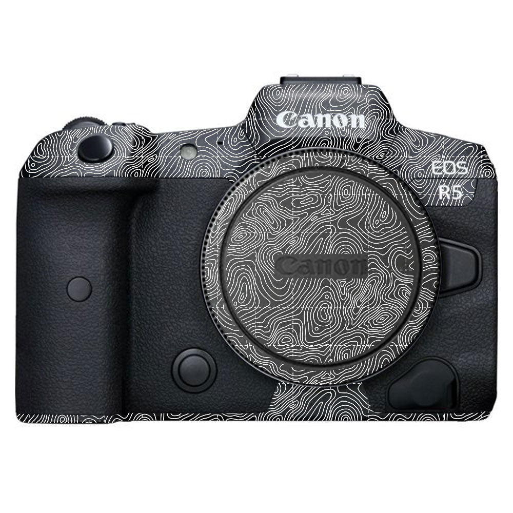 Textured Midnight Slate Canon EOS R5 Camera Skin