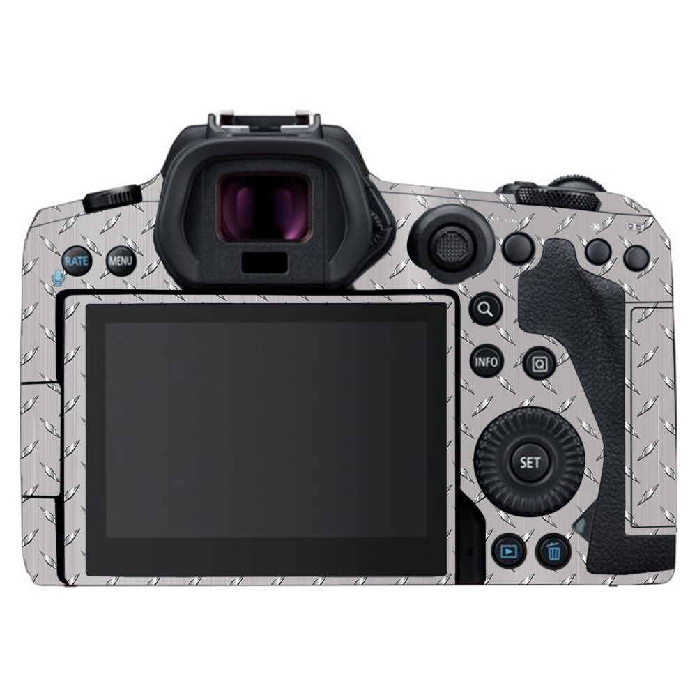 Textured Silver Tread Canon EOS R5 Camera Skin