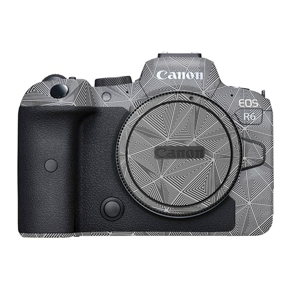 Textured Dark Prism Geometric Canon EOS R6 Mark I Camera Skin