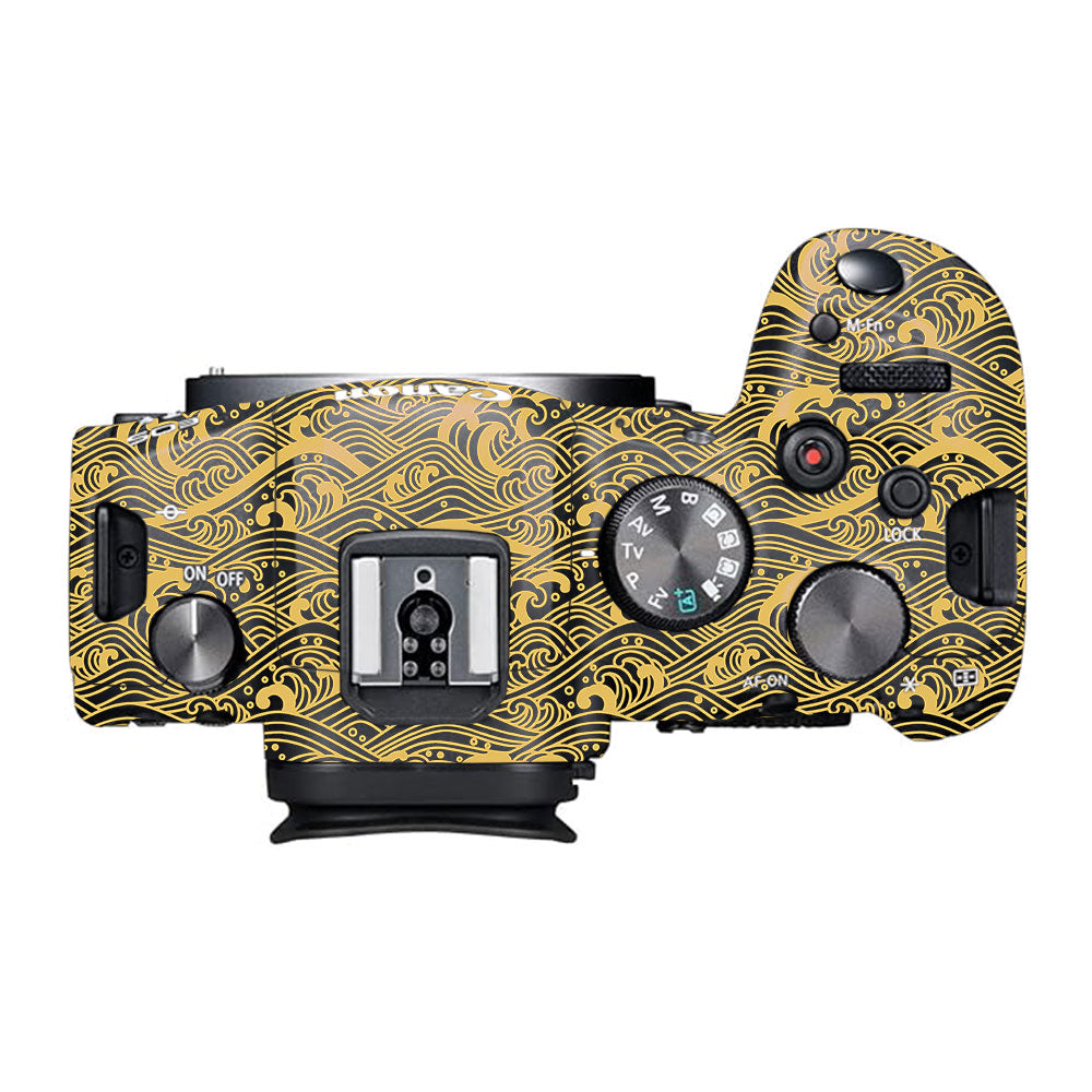 Textured Golden Tide Canon EOS R6 Mark I Camera Skin